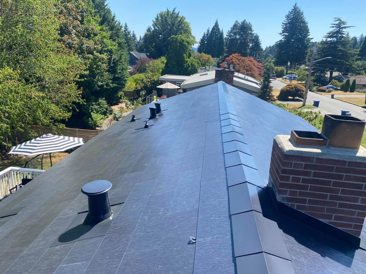 Completed Tesla Solar Roof in Surrey Downs, Bellevue