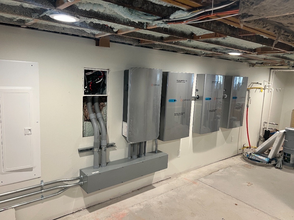 CertainTeed solar panels and Enphase energy storage in Queen Anne Seattle
