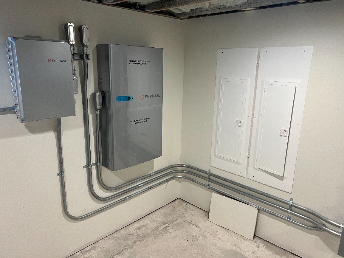 Enphase IQ battery backup installation in Queen Anne Seattle