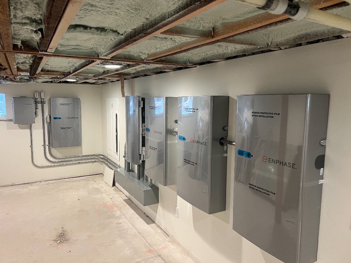 Enphase IQ Battery 5P energy storage system in Queen Anne Seattle