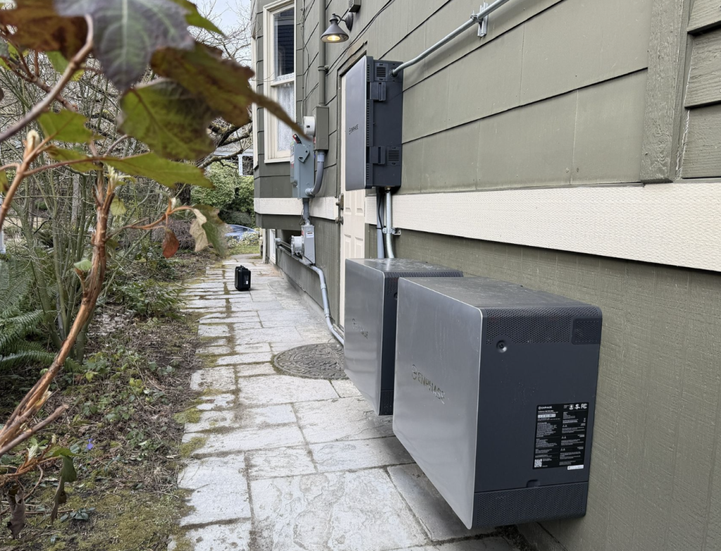Enphase battery installation Capitol Hill Seattle