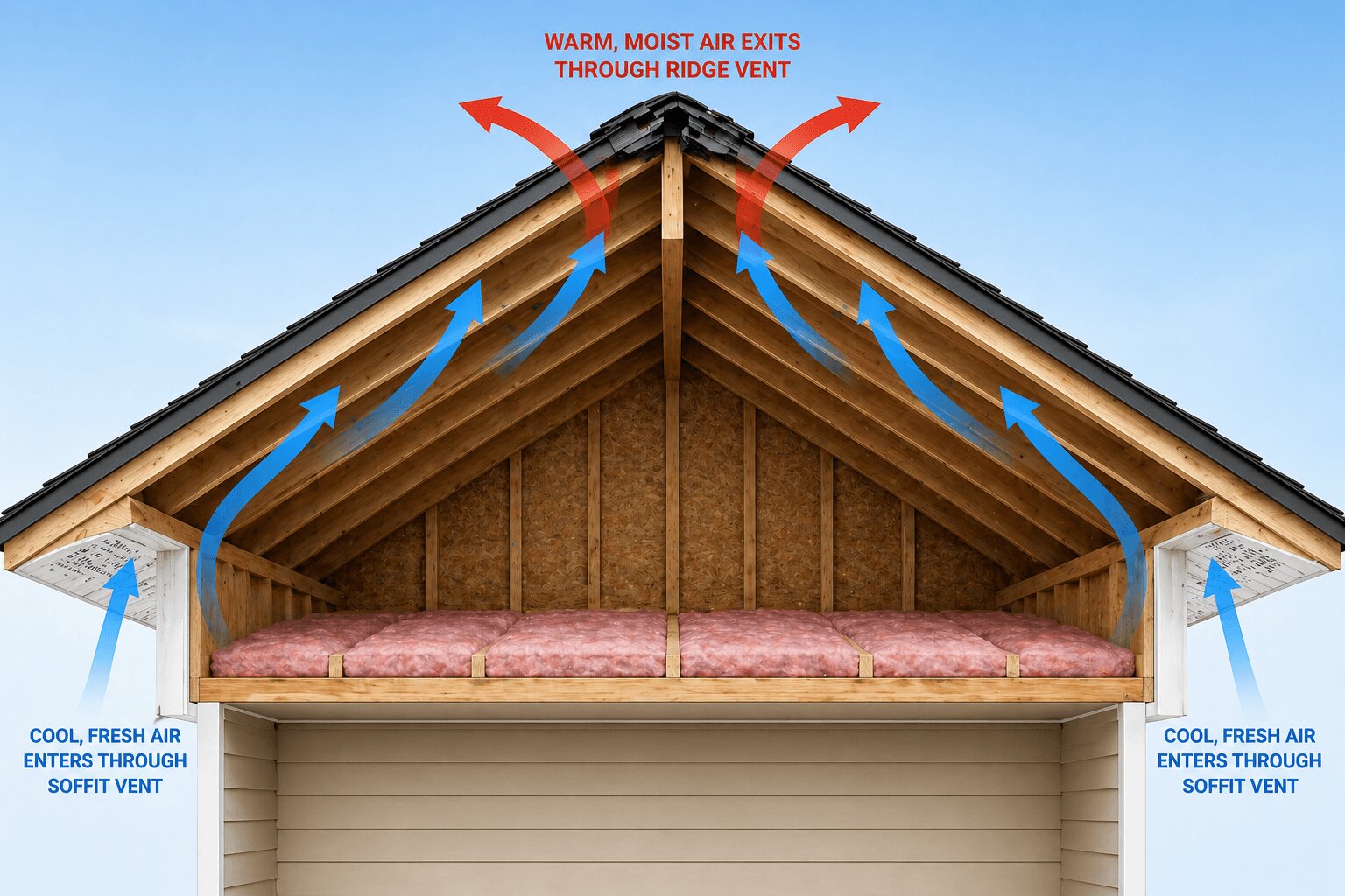 Condensation and attic ventilation
