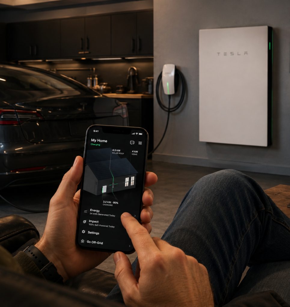Tesla Powerwall installed on a residential home